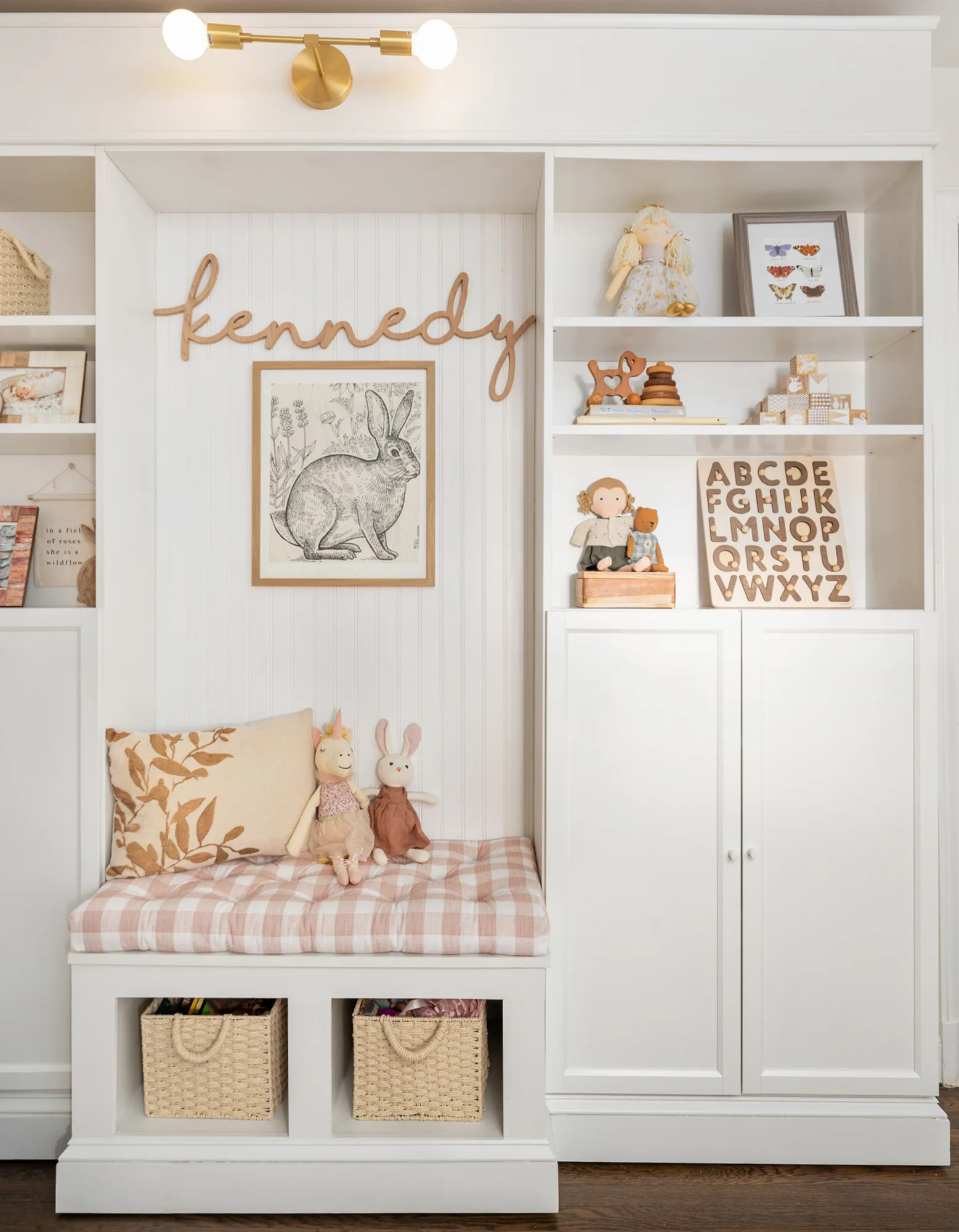 DIY Framed Wallpaper Panels in Gorgeous Nursery - Project Nursery