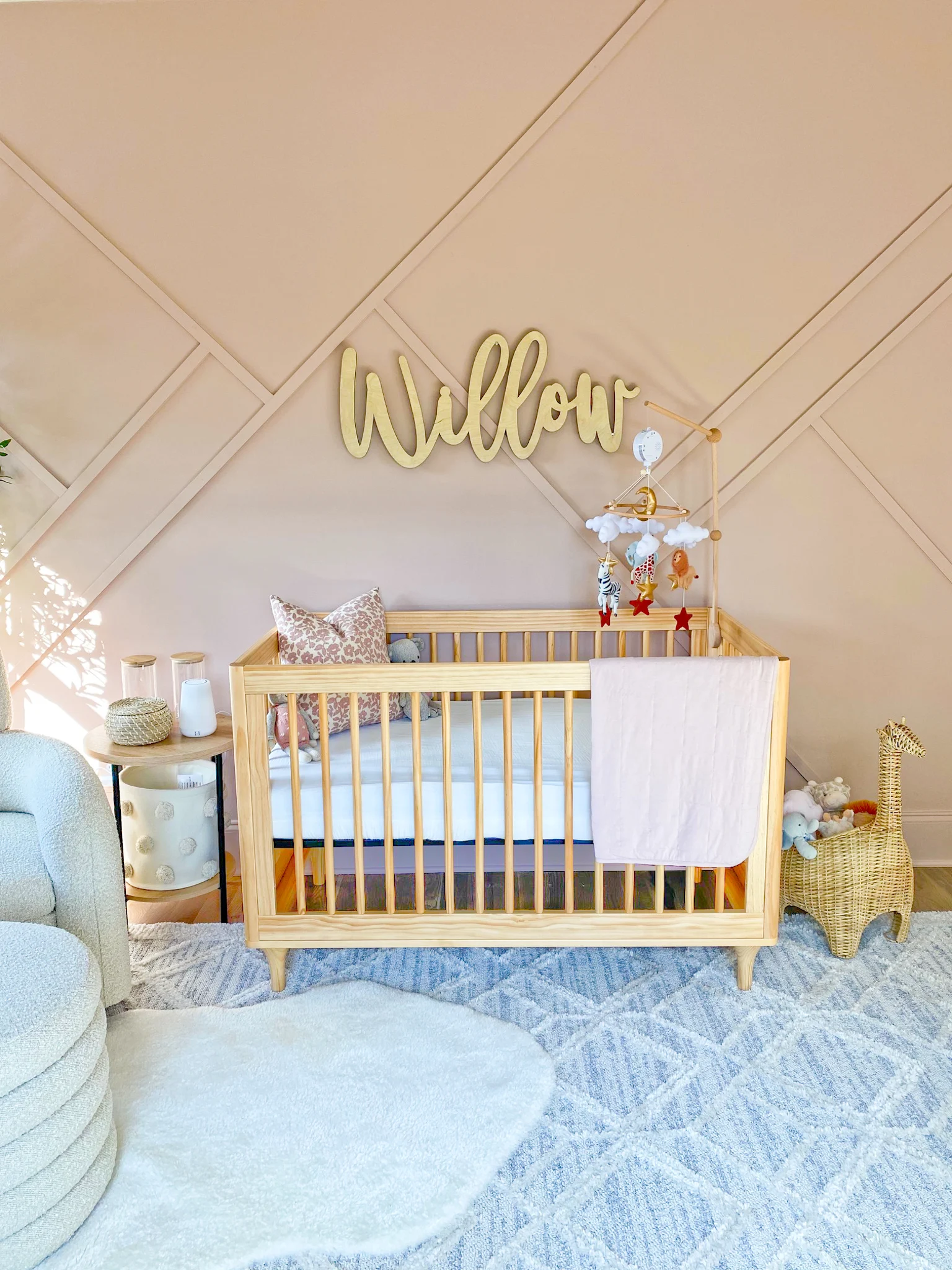 Peach sales themed nursery