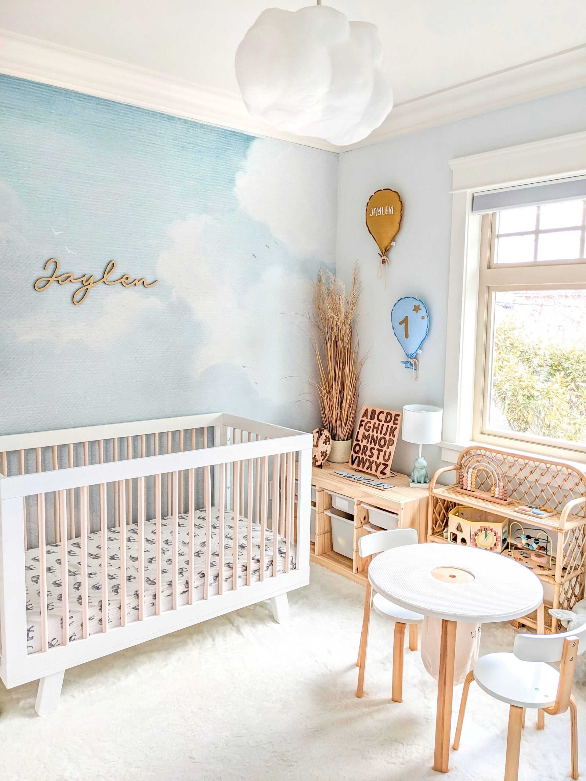 Baby boy cheap cloud nursery