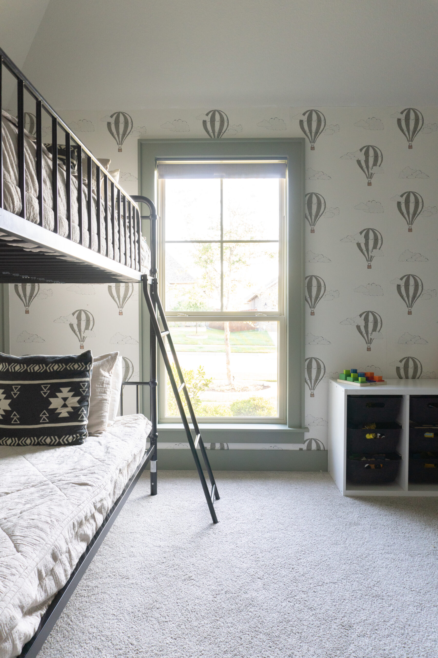 National Parks Boys Room featuring Hot Air Balloon Wallpaper