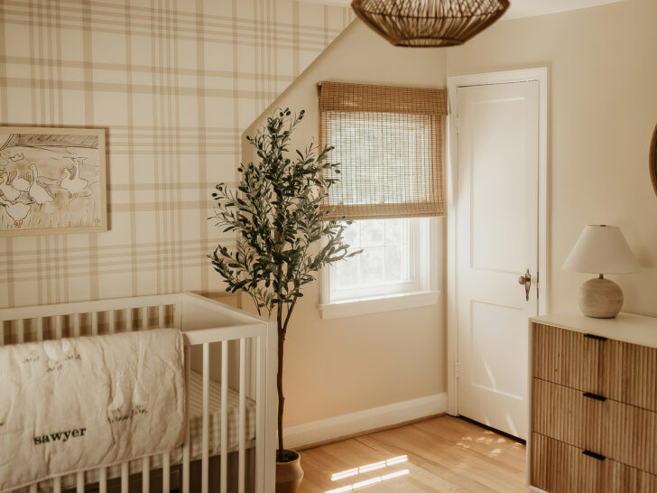 Beige Plaid Nursery