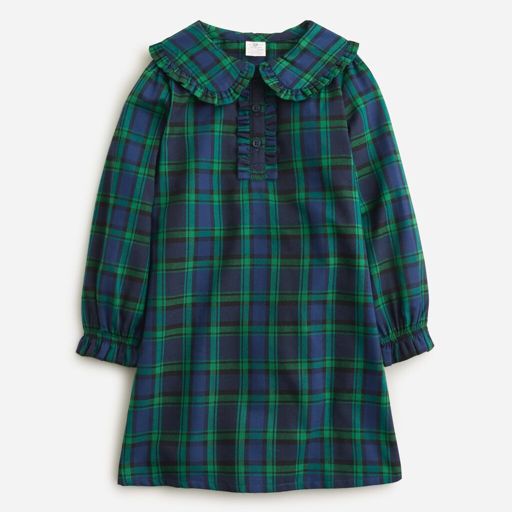Green and Blue Plaid Nightgown