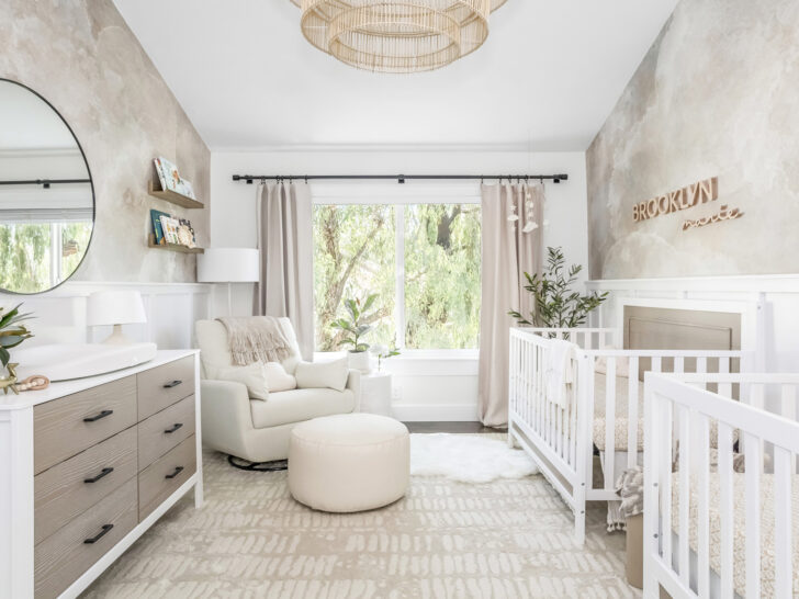 Barbie Blank Nursery for Twins