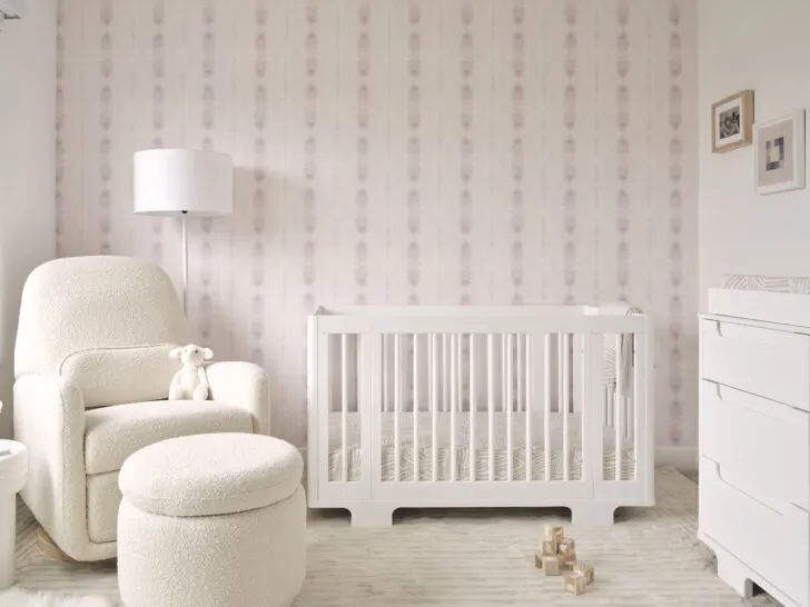 A Traditional Floral Nursery Design with Butterfly Details - Little Crown  Interiors