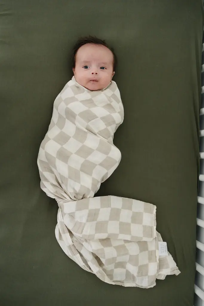 Taupe Swaddle Blanket