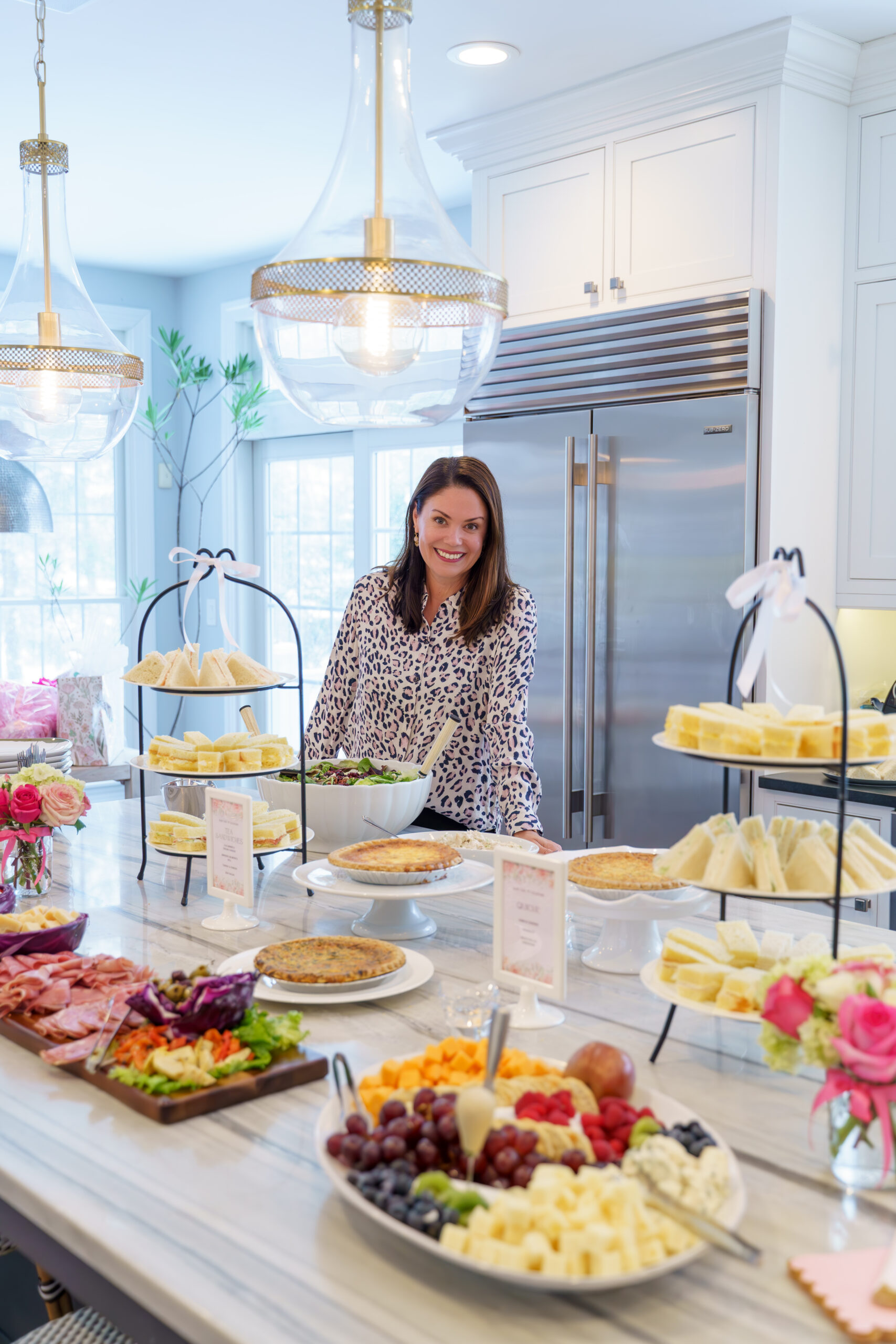 Baby Sprinkle Tea Party Food Spread with Melisa Fluhr co-founder of Project Nursery