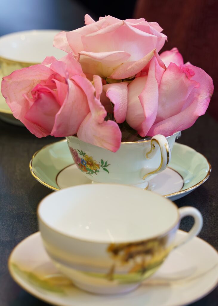 Tea Party Flower Centerpieces