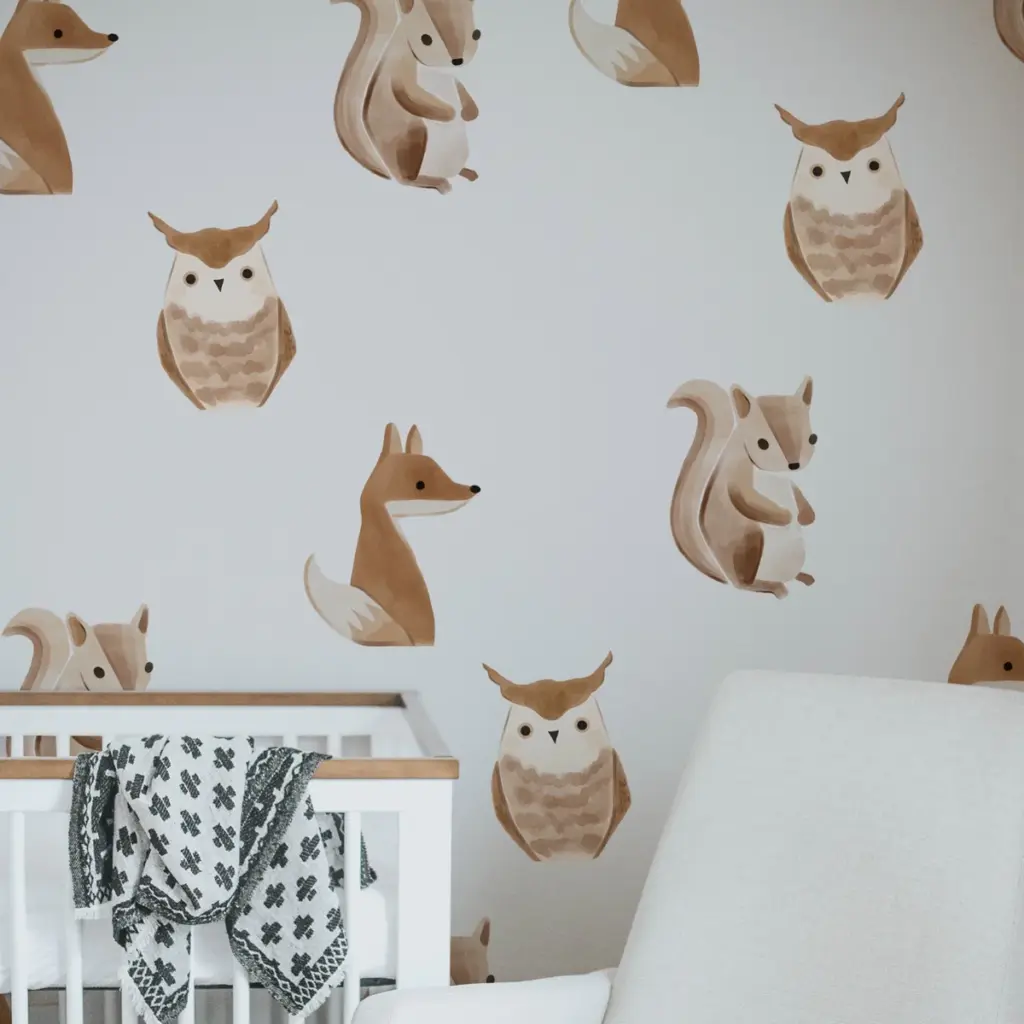 Woodland Animal Wall Decals