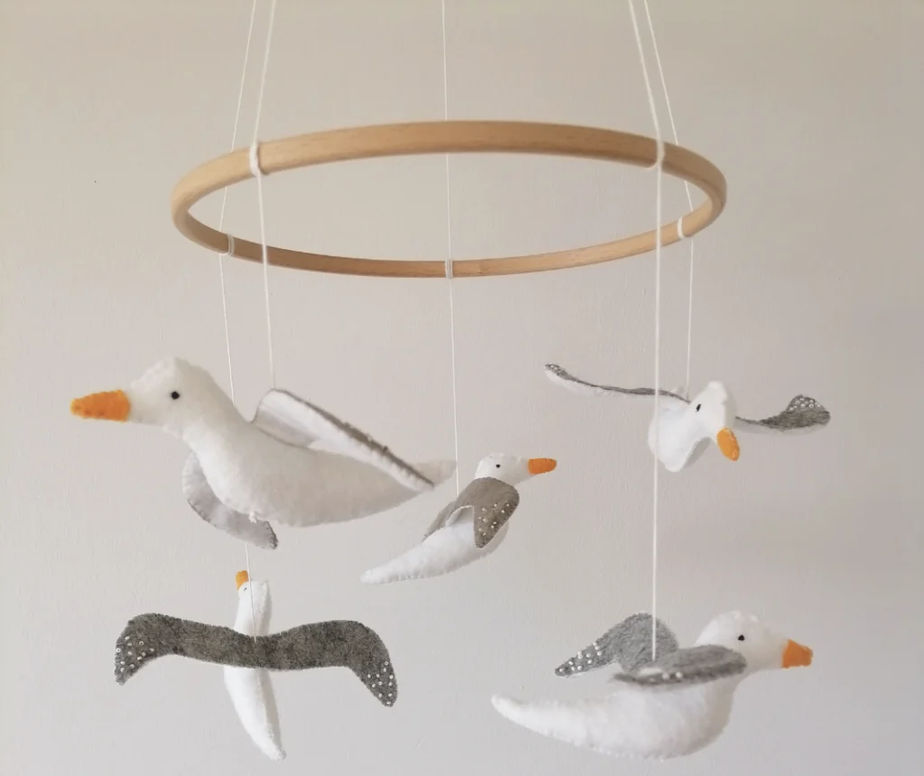 Felt Seagull Mobile 