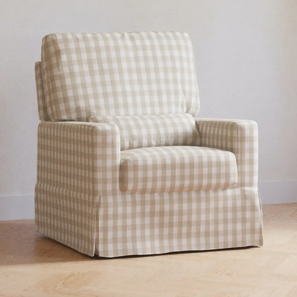 Crawford Pillowback Comfort Swivel Glider