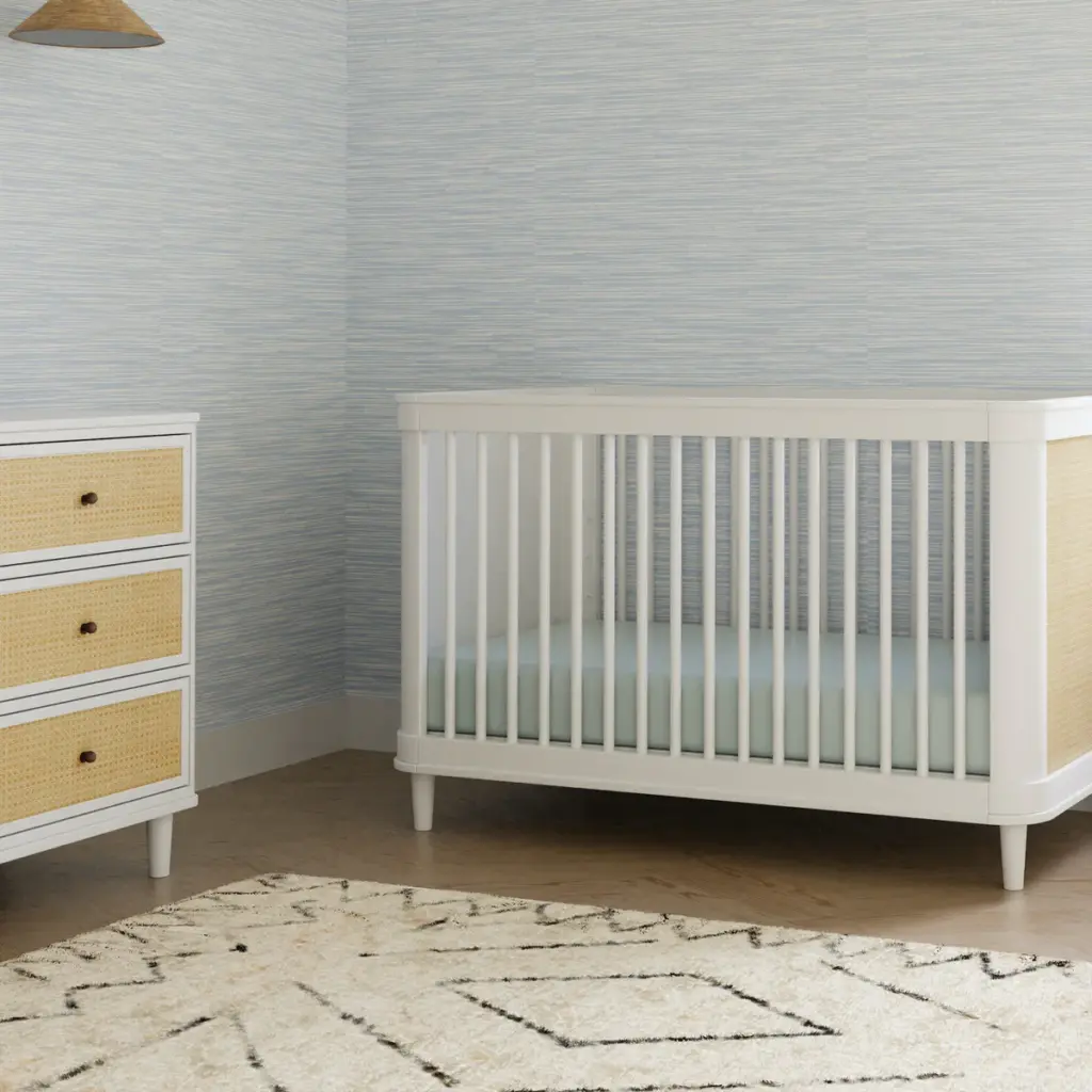 Marin with Cane Crib and 6 Drawer Dresser