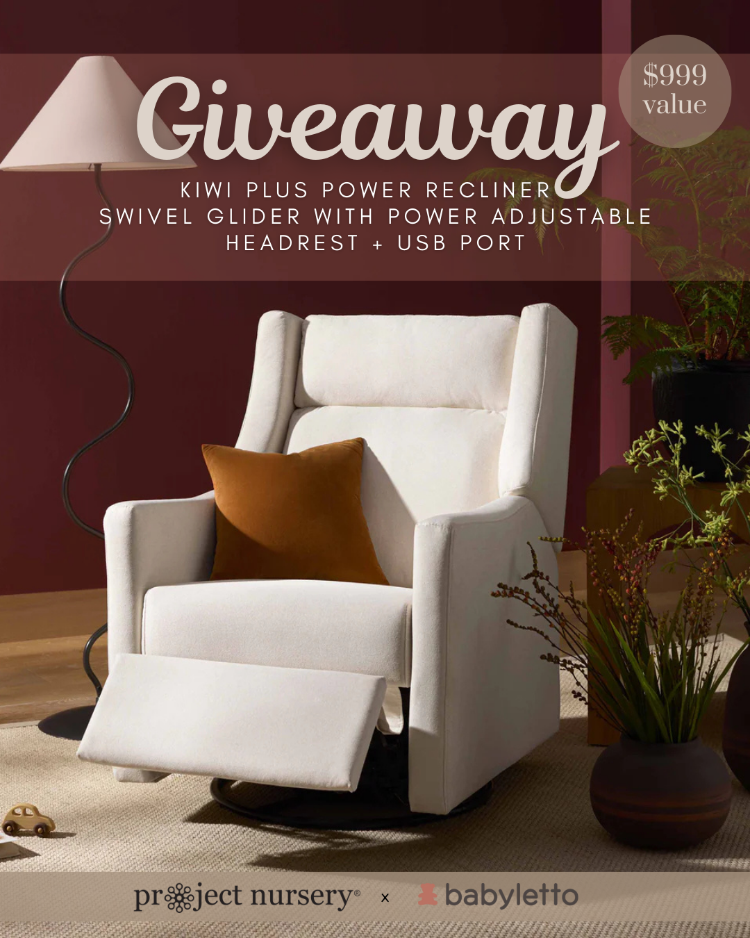 Kiwi Recliner Giveaway
