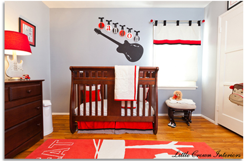 boys nursery design by Little Crown Interiors