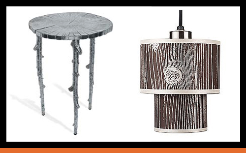 Michael Aram Table and Lights Up Pendant