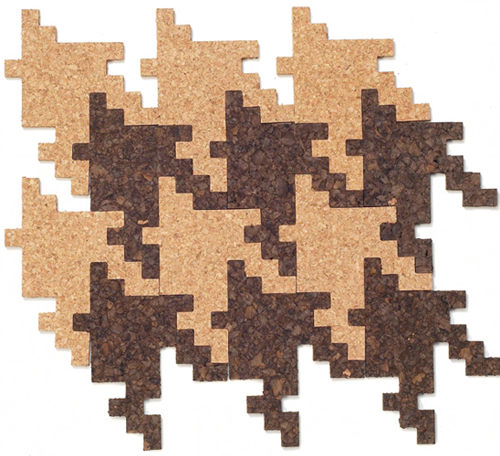 houndstooth pattern cork board